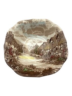 Set of 5 Johnson Bros Olde English‎ Countryside Ironstone Soup Cereal Bowls 6.25